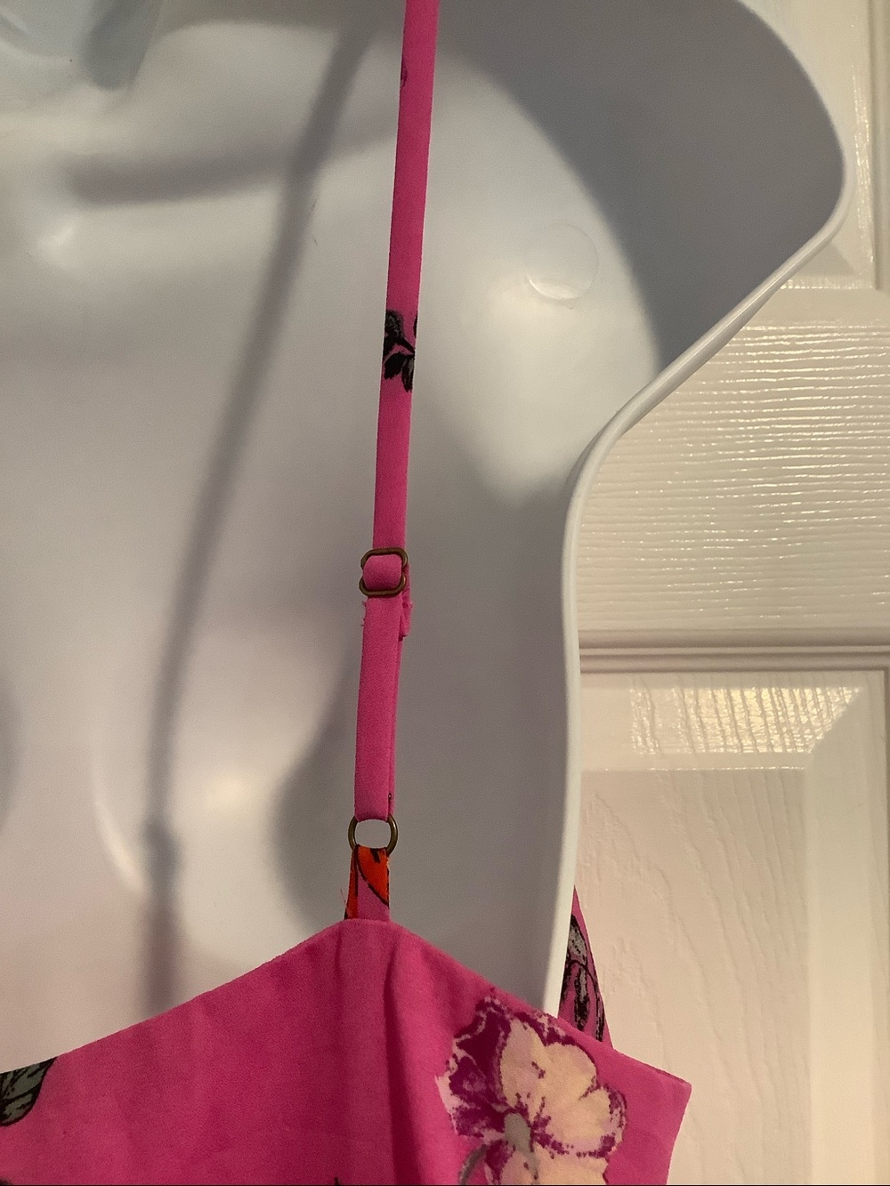 NWT SOCIALITE Pink Bright Floral Cottagecore Boho Euro Vacation Resortwear Tank - Picture 4 of 8